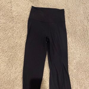 Used lululemon athletica black high waisted Groove Pant leggings